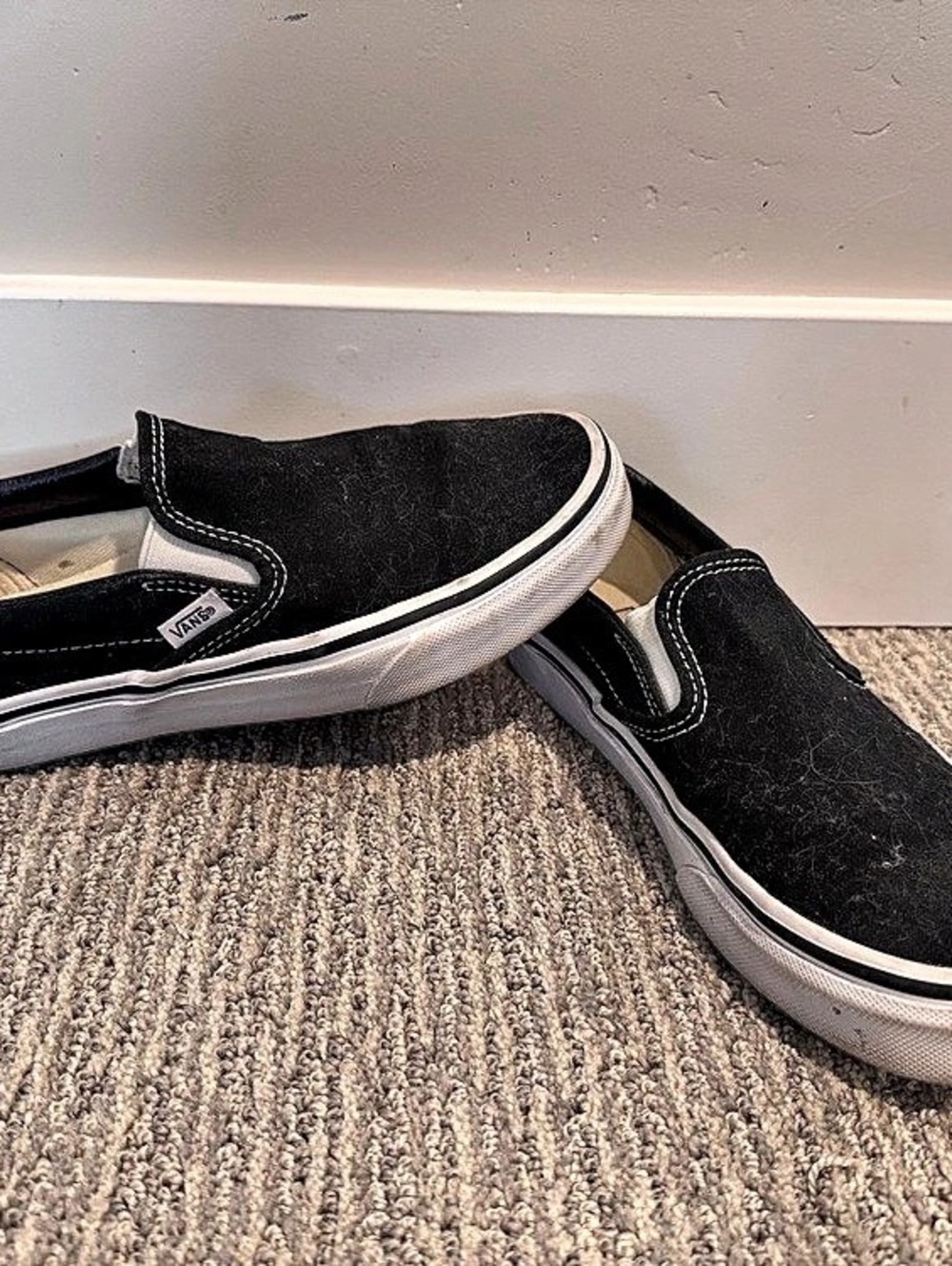 Vans Classic Slip-On Black & White Sneakers